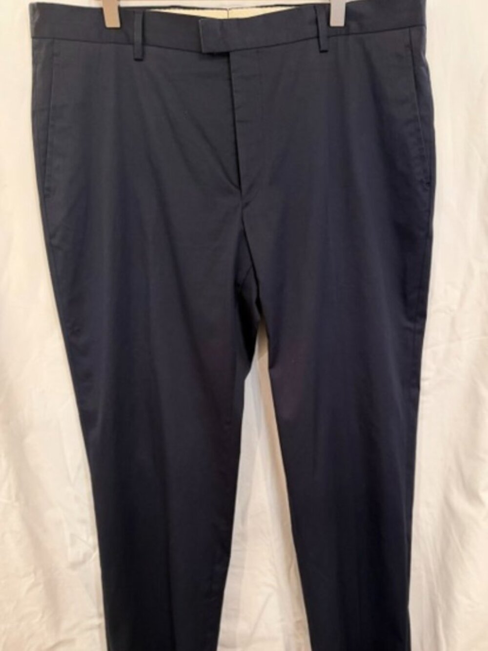 Men's Salvadore Ferragamo Navy Blue Pants
